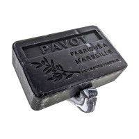Porte savon "Trident" teinté noir 